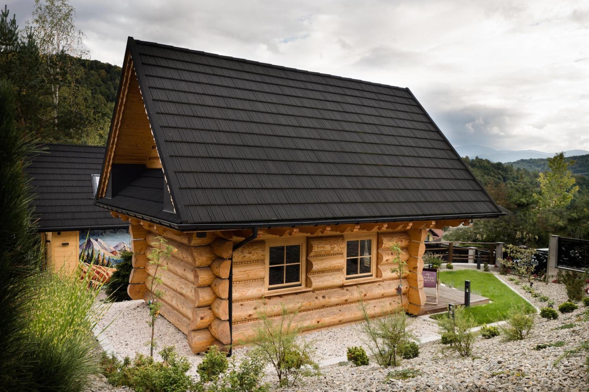 Apartmán Stylowe Beskidy - Luksusowe Domki Z Saunami I Jacuzzi Mutne Exteriér fotografie